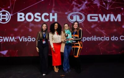 Equipe da Bosch em premiação