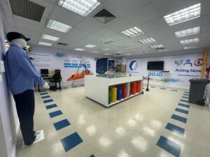 Sala do novo centro de treinamento da ZF em SP