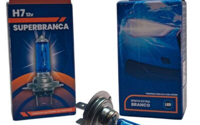Nova lâmpada Super Branca da Blue Autoparts