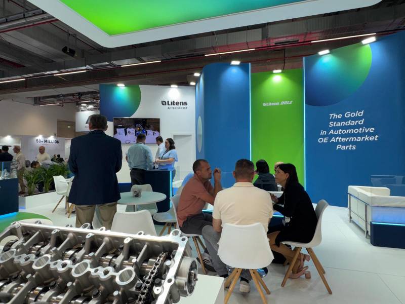 estande da Litens durante o Automechanika Frankfurt 2026