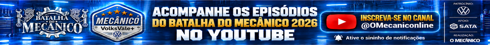 Acompanhe os episódios do Batalha do Mecânico 2026 no YouTube. Inscreva-se no canal e ative as notificações.