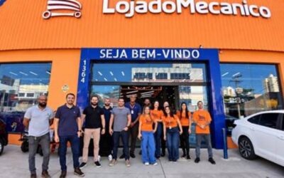 Fachada de uma das Loja do Mecânico